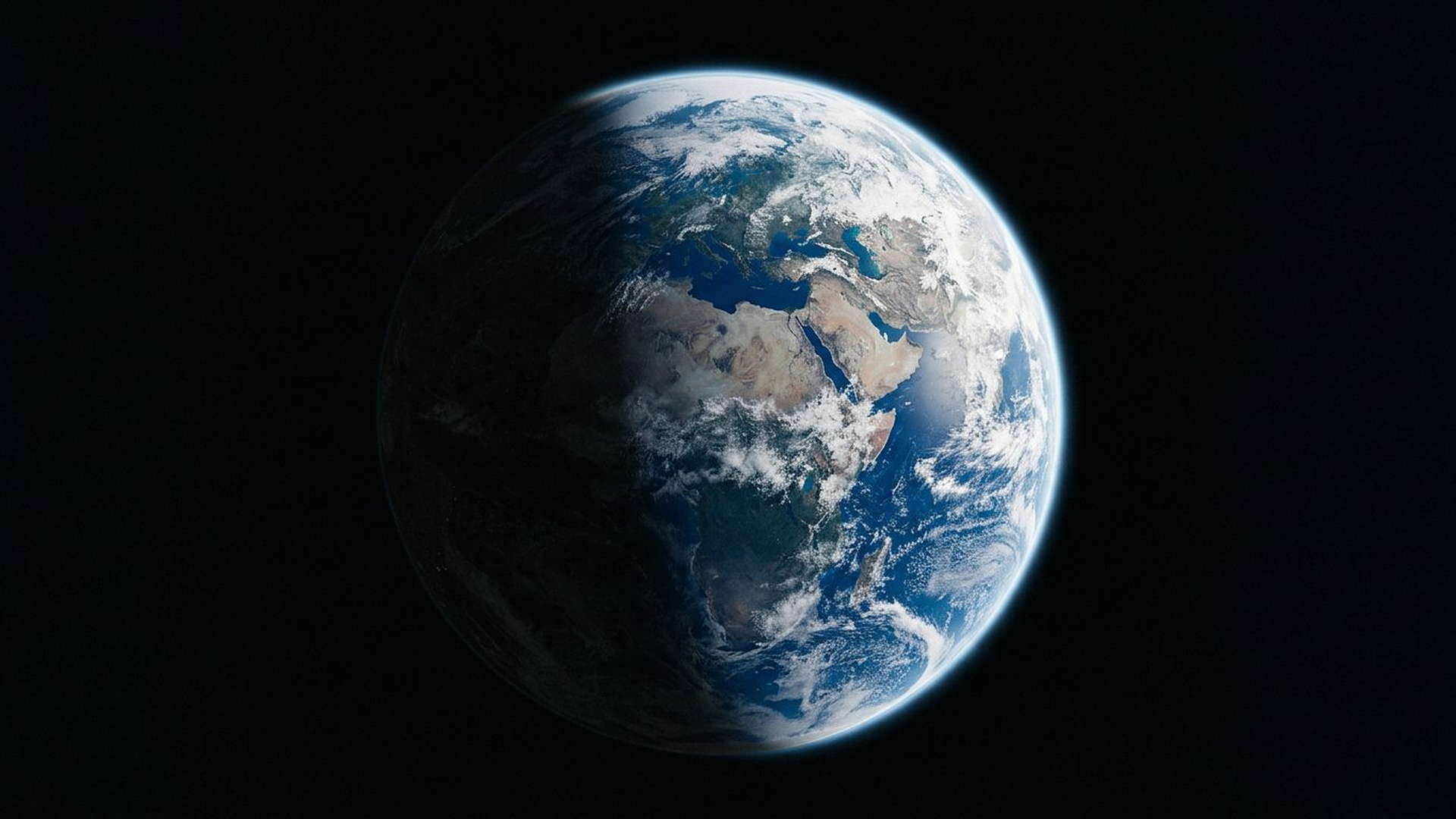 La terre suspendue sur le néant