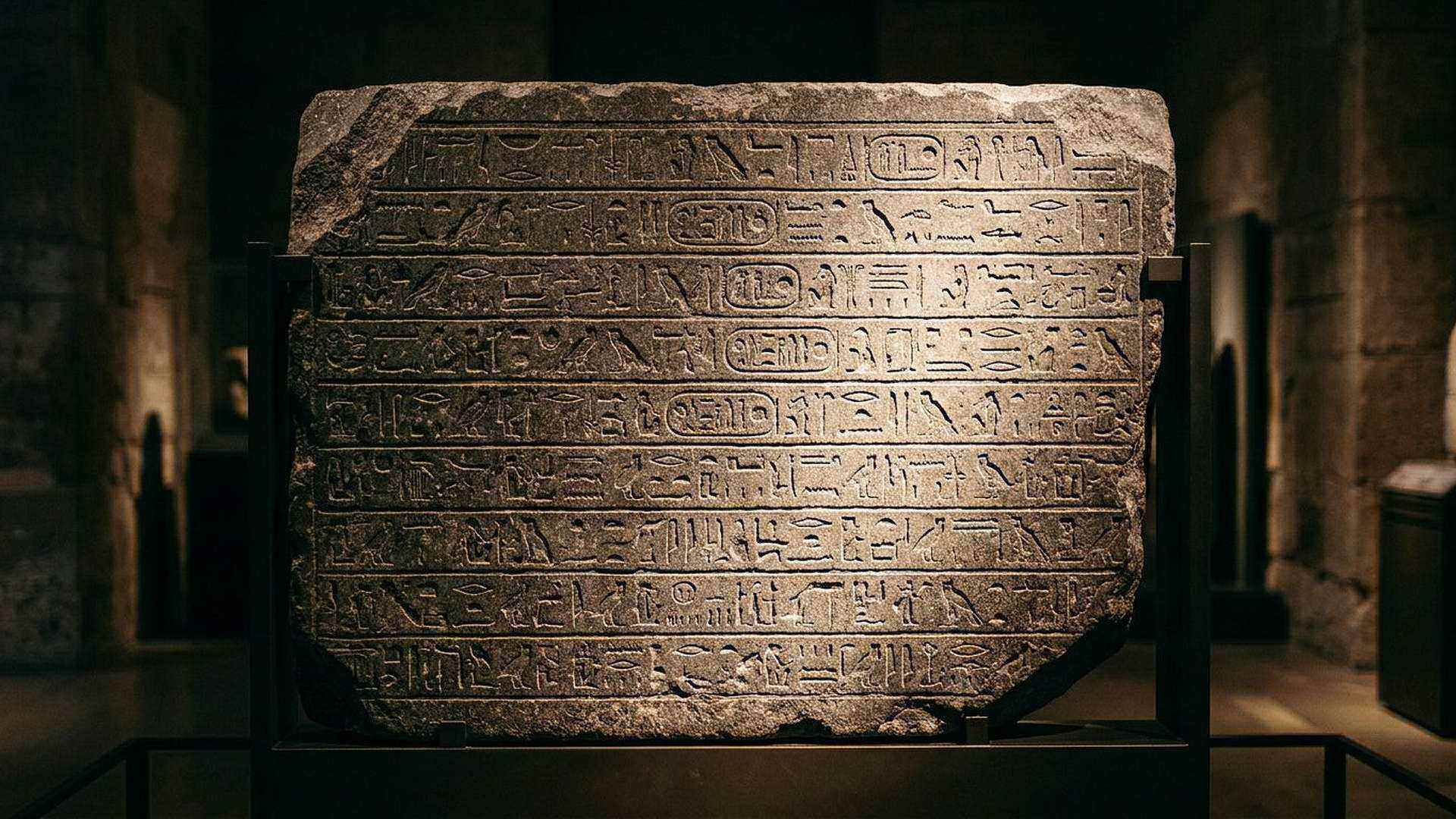 Stèle de Mérenptah — reconstitution numérique