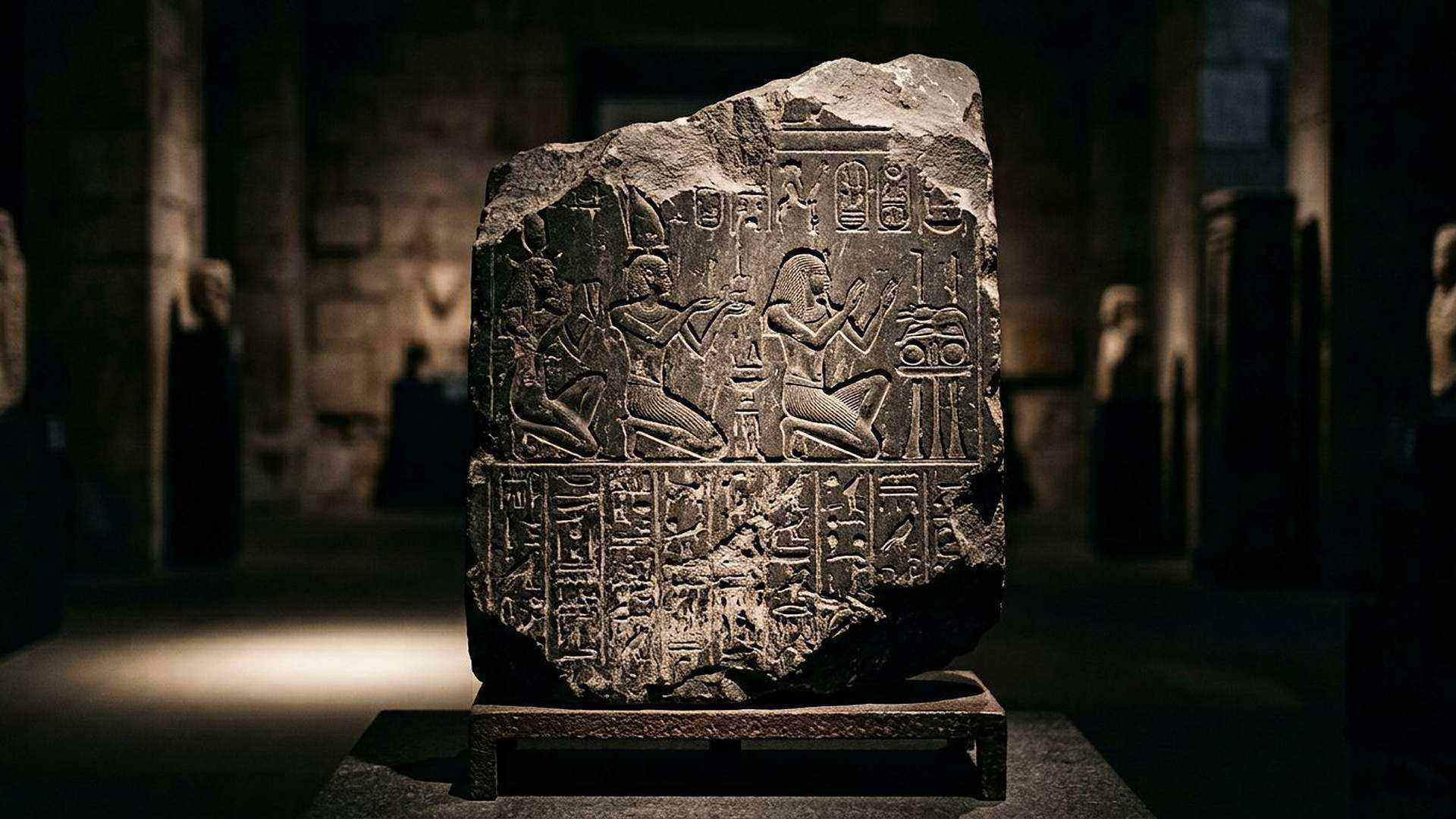 Obélisque noir de Salmanasar III — reconstitution numérique