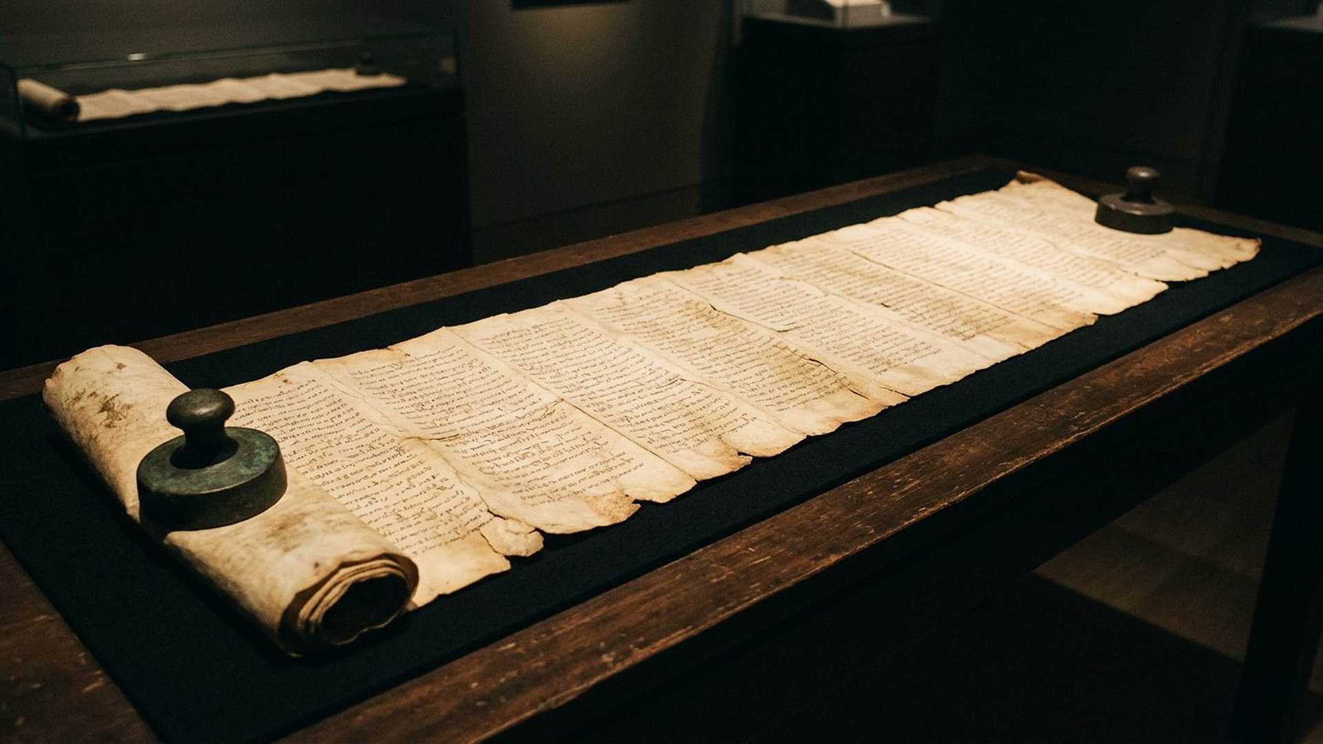 Rouleau du Temple — reconstitution numérique