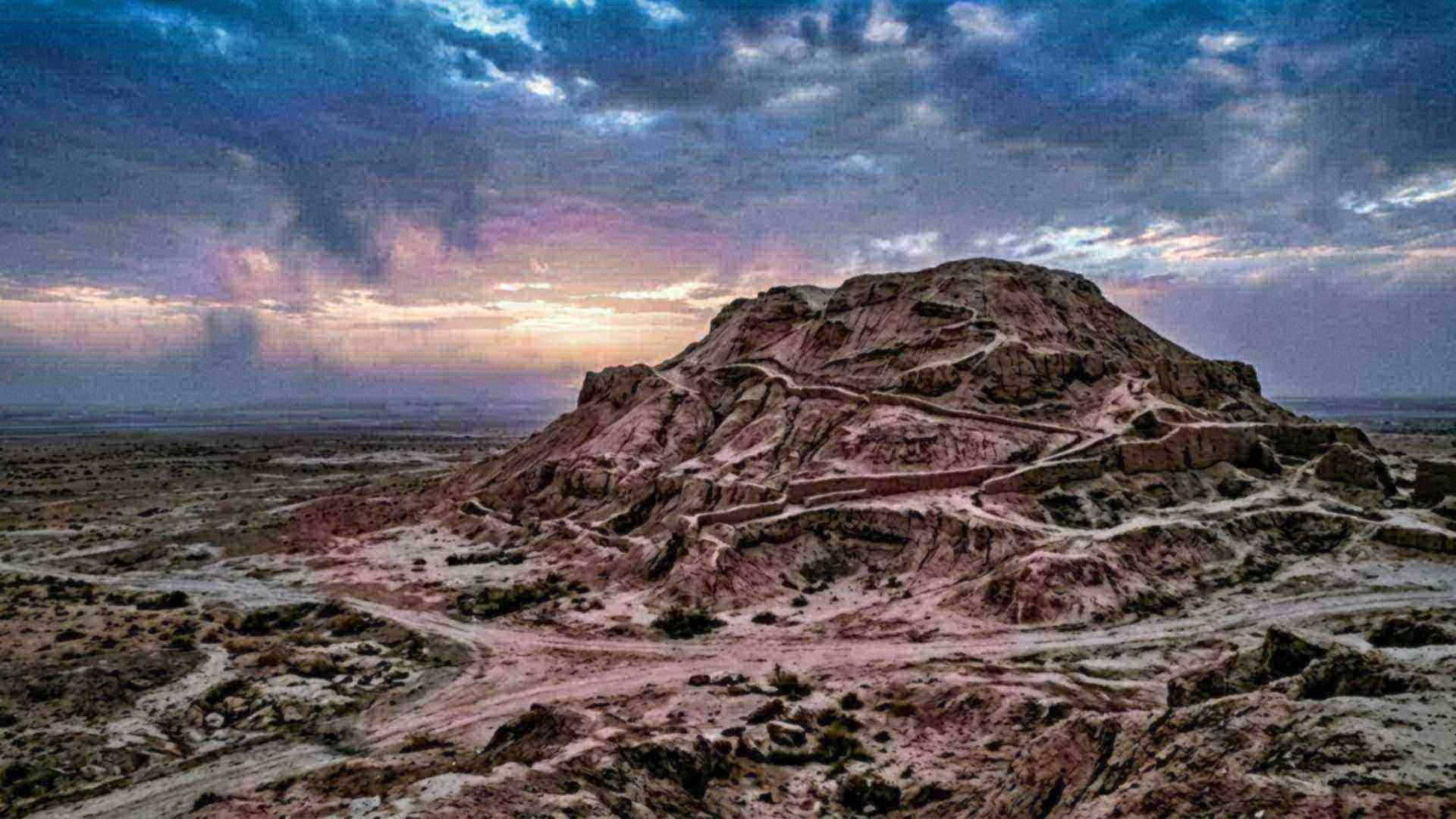 Xénophon devant les ruines de Ninive — reconstitution numérique