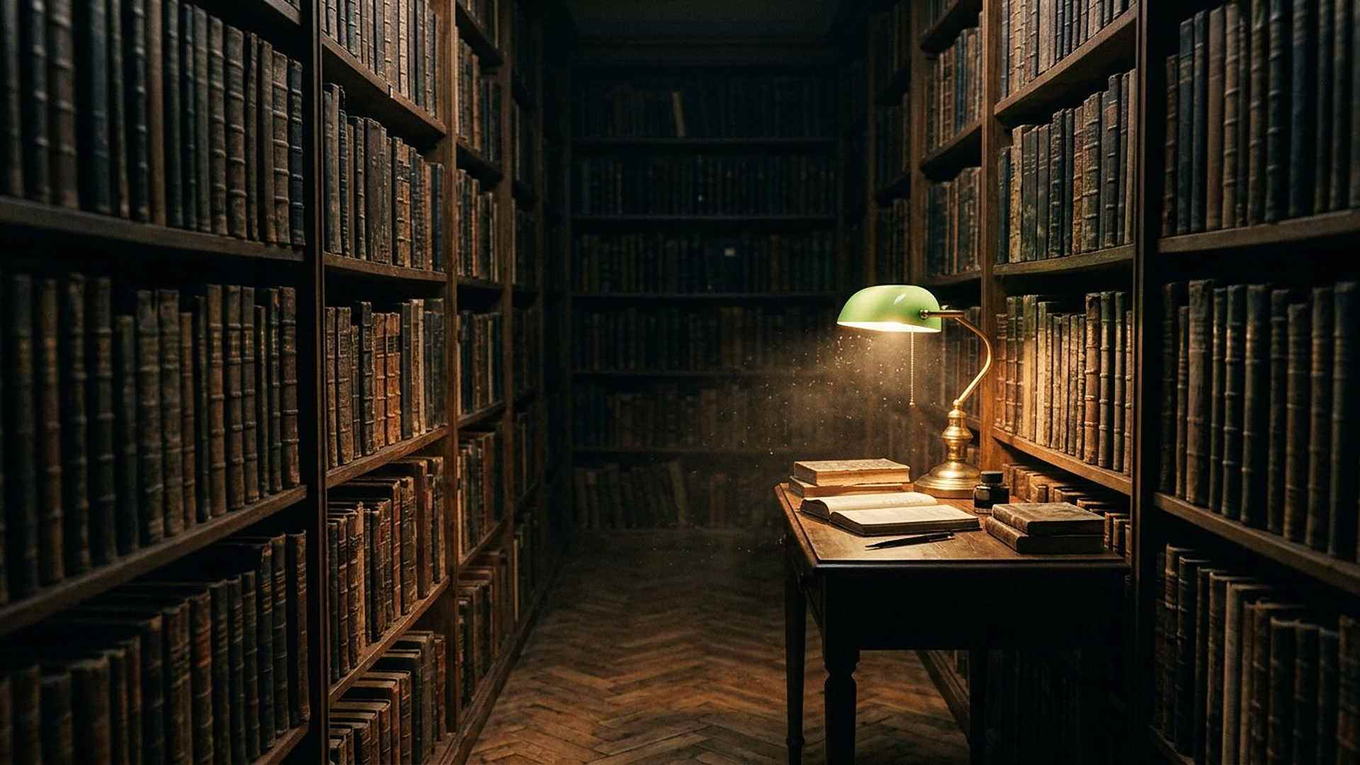 <strong>Une bibliothèque</strong> — Les ouvrages et les revues, consultés à la source, jamais de seconde main.