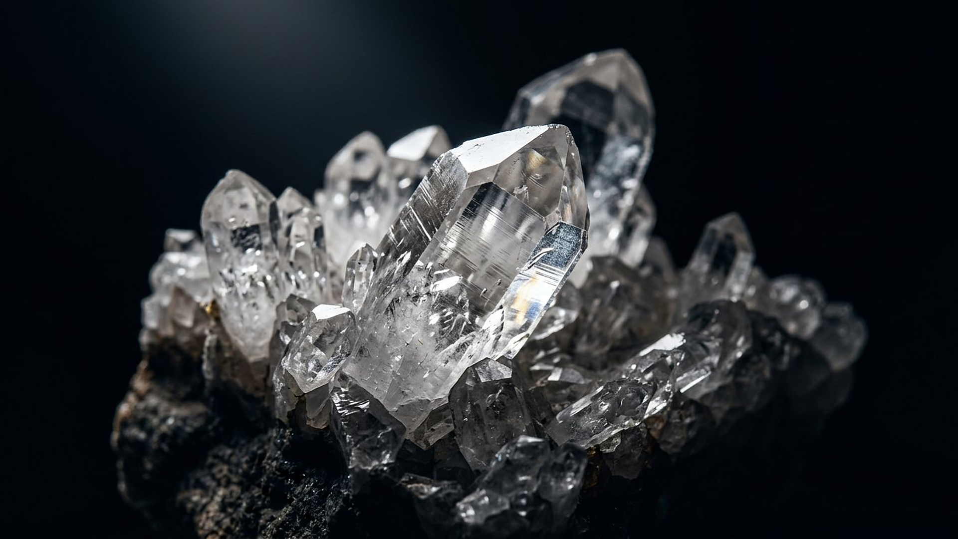 Un cristal de quartz : la géométrie n’est pas une idée humaine, elle est inscrite dans la matière.