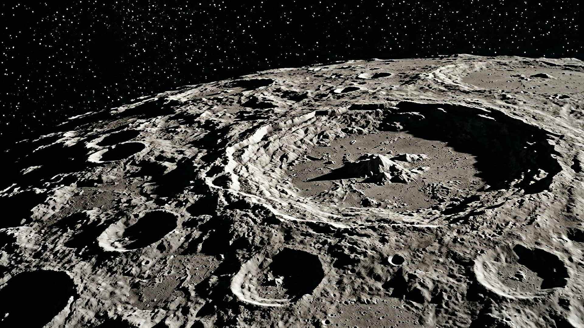 La Lune rase, ses cratères et leurs ombres : le voisinage de la Terre se lit aussi comme un témoin des impacts évités.